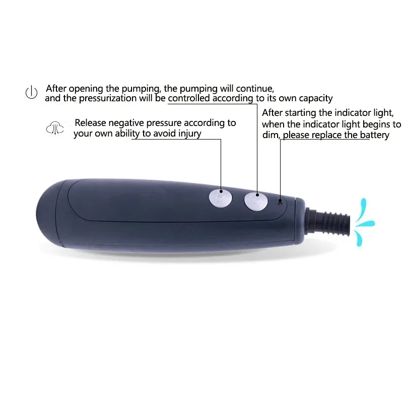 Electric Penis Pump Penis Enlargement Extend Pump Penis Trainer Male Masturbators Cup Dick Pump Sex Toys for Men
