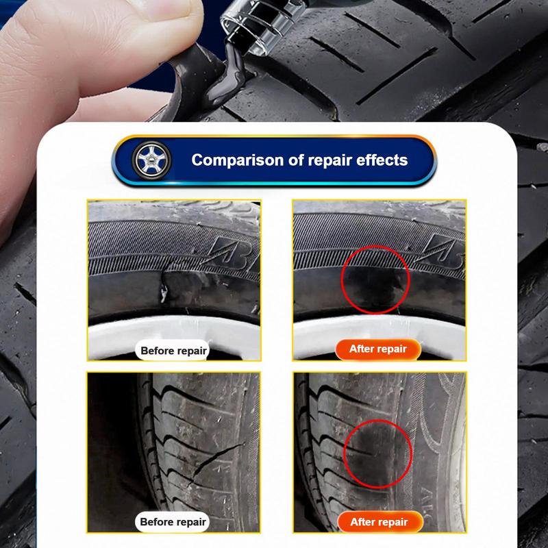50ml Car Tire Repair Glue Tire Sidewall Repair Glue Advanced Technology Sealant Effective On Multiple Types car Tire Accessories