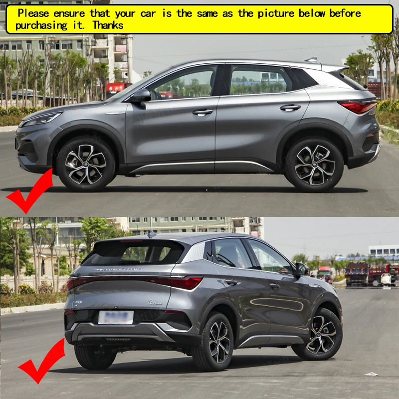 4pcs Car Mudflaps Mud Flaps Splash Guards Mudguards Mud Flap Front Rear Fender Protector For BYD Atto 3 Yuan Plus EV 2021-2024