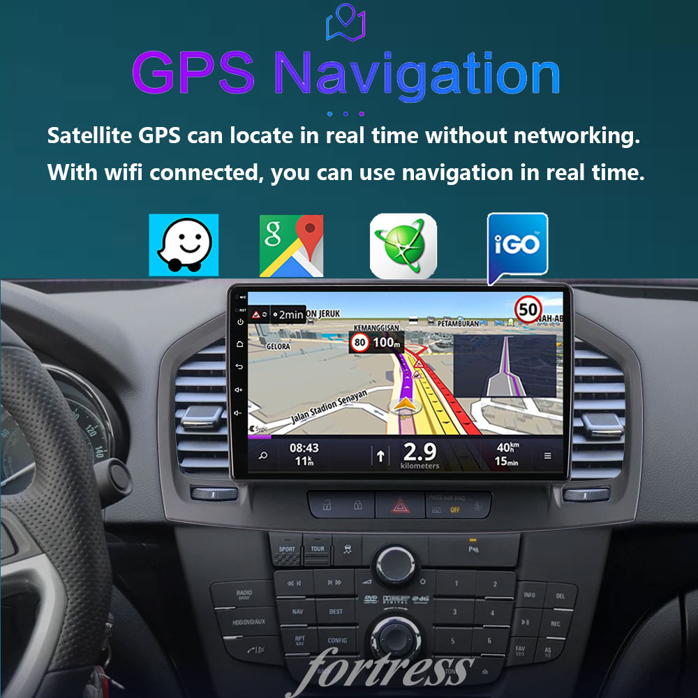 For Buick Regal 2009-2013 Opel Insignia 1 2008-2013 Android 12 Car Audio Radio Multimidia Player 2 Din DSP WIFI DVD Speakers
