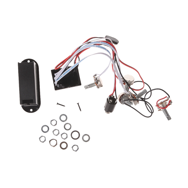 3 Band Preamp Circuit Guitar Dual Potentiometer For Active Bass Pickup