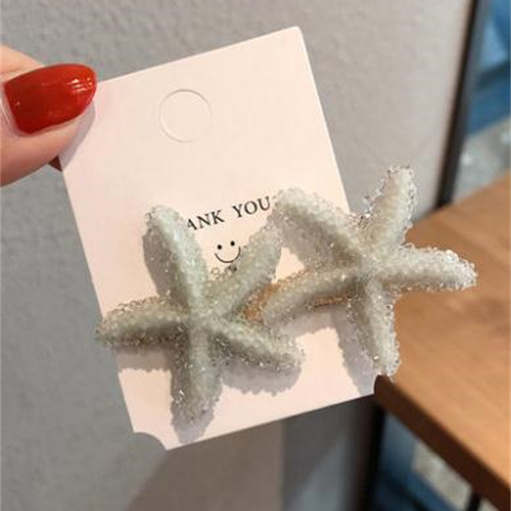 Pearl Hair Clip And Headband Simple And Versatile Korean Clothing Accessories Starfish Hairpin Sweet Personality Starfish