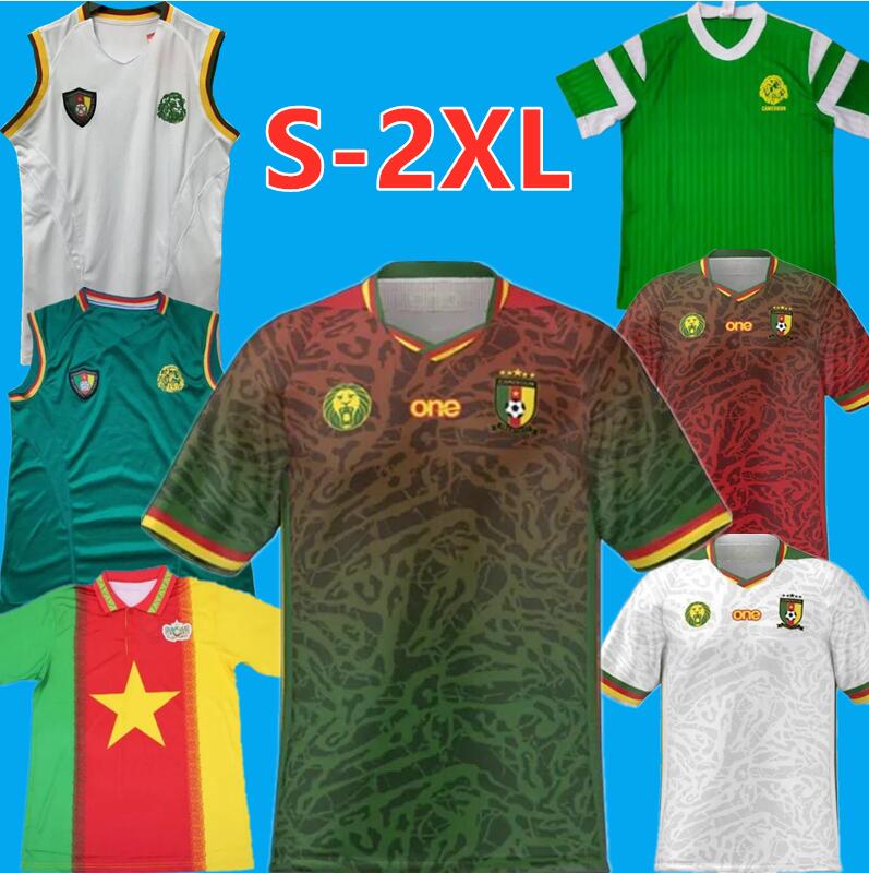 2023 2024 Cameroon soccer jerseys 2002 2003 Cameroun Mboba 23 24 Choupo-Moting Anguissa Aboubakar Toko Ekambi Bahoken Hongla National Chemise de foot Player Version