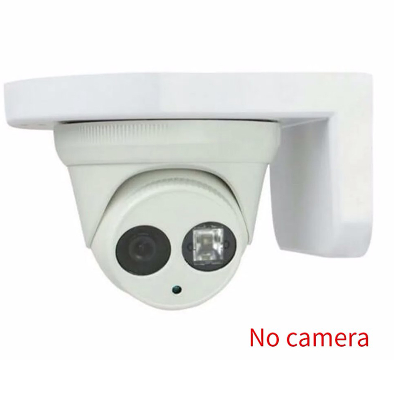 CCTV ddmysmile 1Set Dome For Camera Right Angle With Screws ABS Universal Fit Indoor Outdoor Durable Rustproof L Type Bracket Wall Mounted Smile