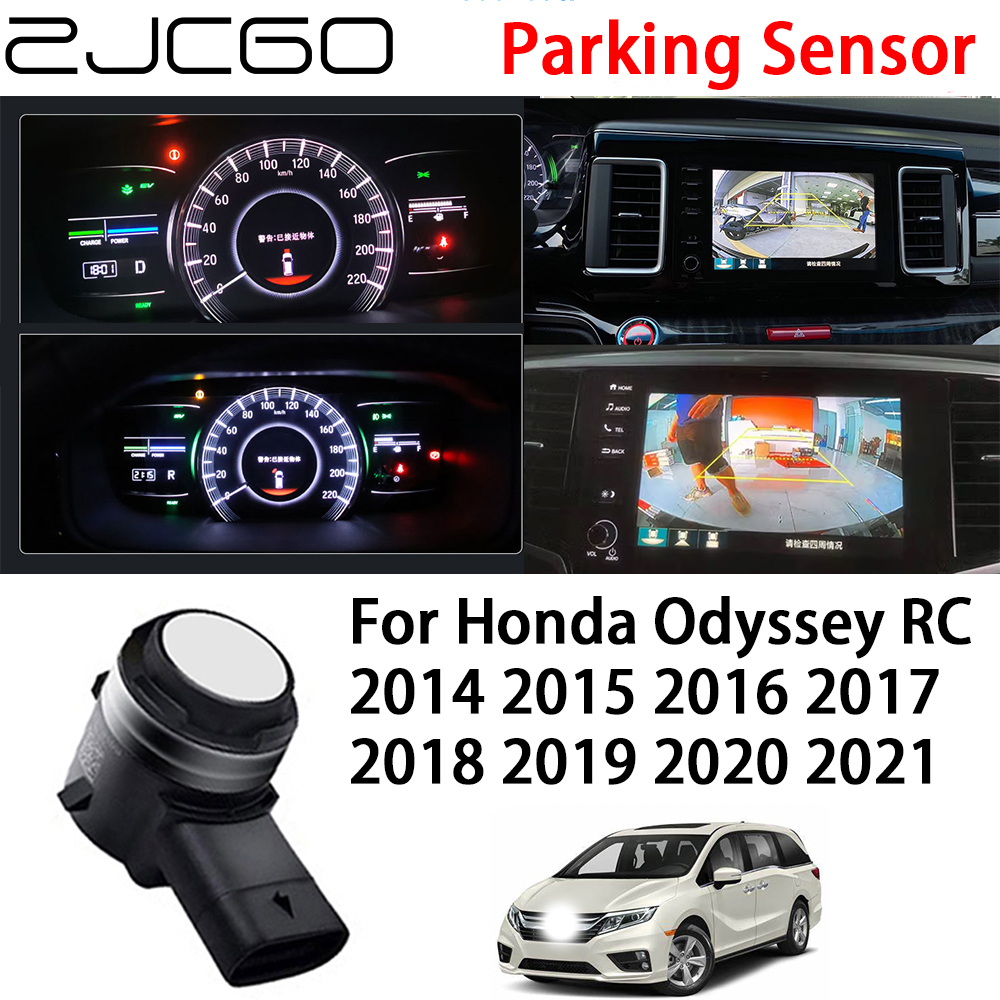 ZJCGO Front Rear Reverse Parking Sensor Assistance Backup Radar Buzzer System for Honda RC 2014~2021