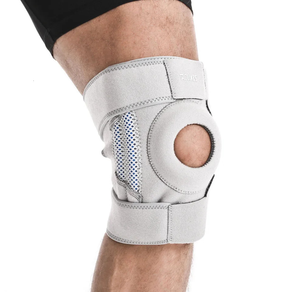 AOLIKES 1PCS Knee Brace with Side Stabilizers Patella Gel Pads for Pain Support and fast recovery men women 240522