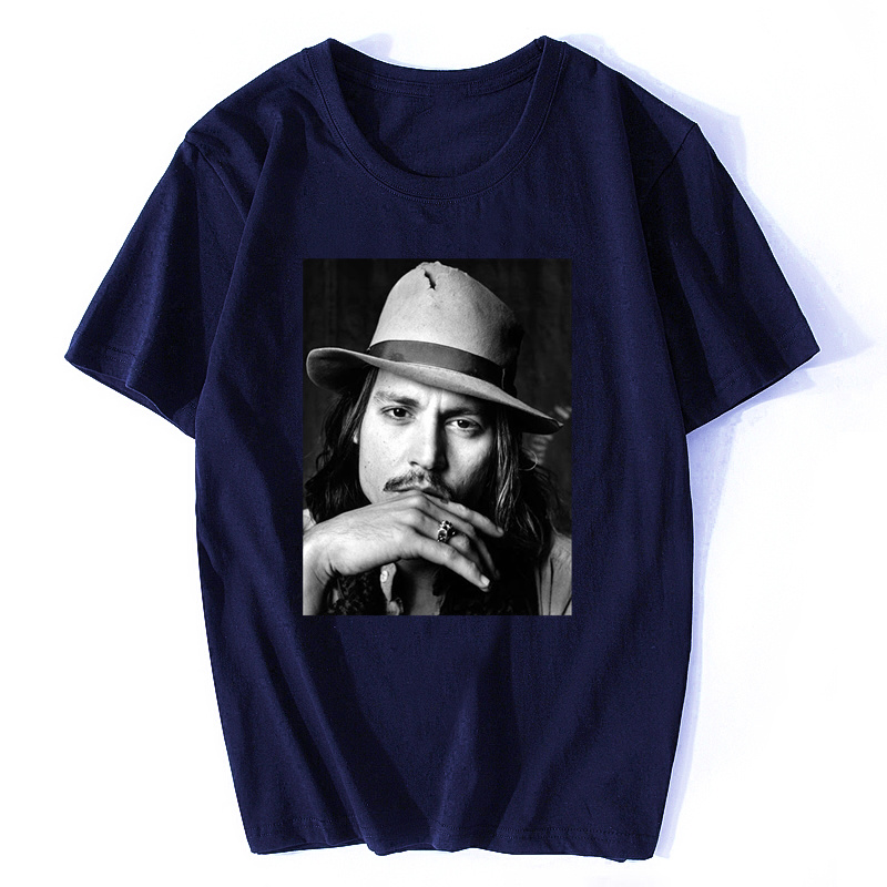 Johnny Depp Men Unisex Or Men Fitted T-Shirt Caribbean Pirate Funny Design Tshirt Hip Hop Tee Shirt Clothing