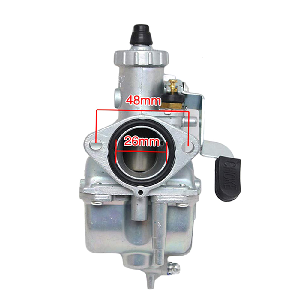 VM22 26mm Carburetor Kit Replacement for Mikuni Intake Pipe Pit Dirt Bike 110cc 125cc 140cc Lifan YX Auto Tool Accessories