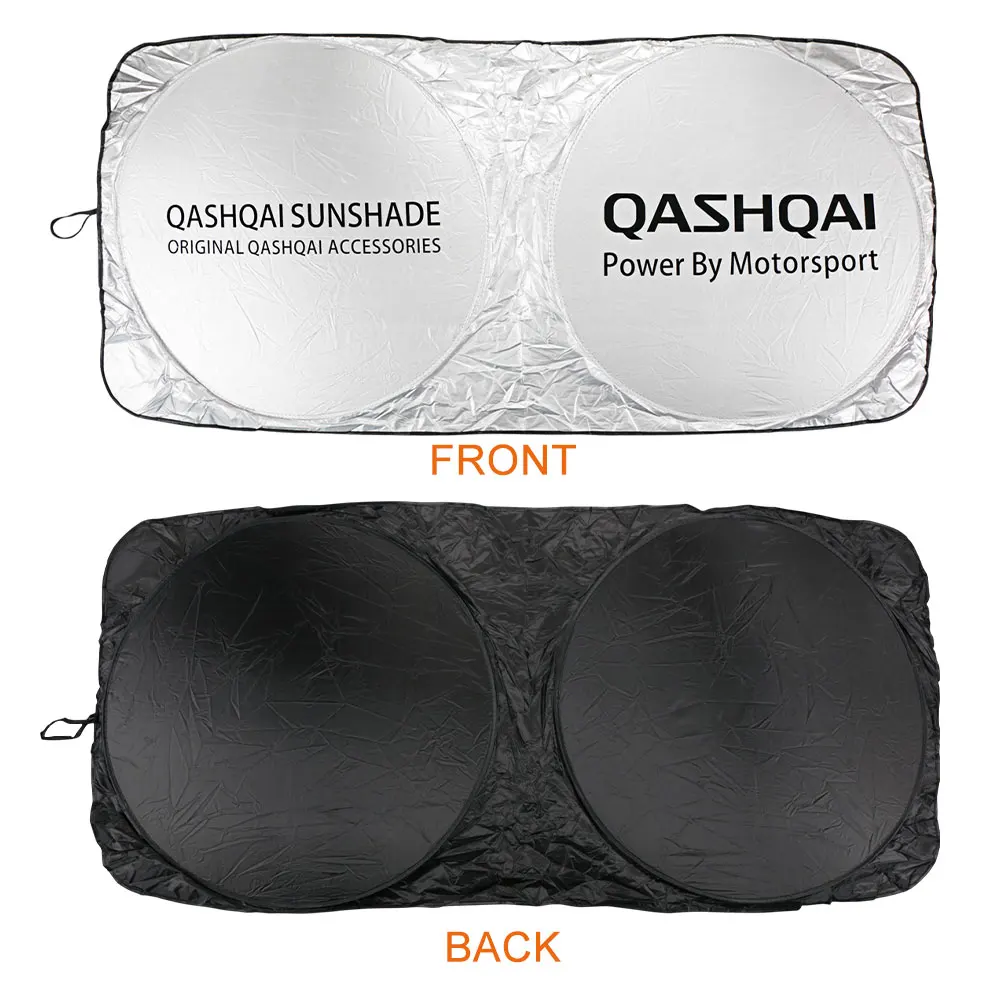 Car Windshield Sunshades For Nissan Qashqai Leaf Juke Micra 350Z 370Z Armada Elgrand Kicks Livina NV200 Pathfinder Serena Versa