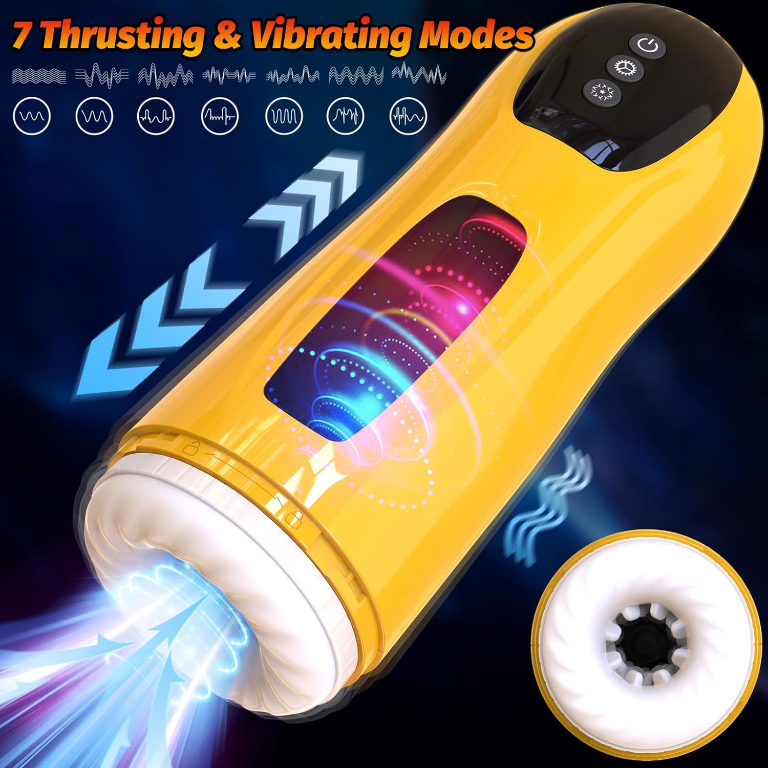 Automatic Male Masturbators Cup Electric Realistic Vaginal Pocket Pussy Penis StrokerBlowjob Adult Sex Toys for Men Pleasure