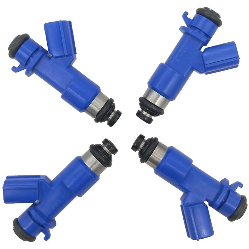 4Pc 410Cc RDX Fuel Injector with Plugs for Honda Acura 07-12 Civic Integra RSX K20 K24 B16 B18 16450RWCA01 16450-RWC-A01