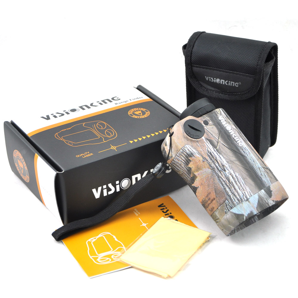 Visionking Portable 6X25 Golf Laser Rangefinder Monocular 600m Distance Meter Telescope W/Flag-Lock For Hunting Survey Telemeter