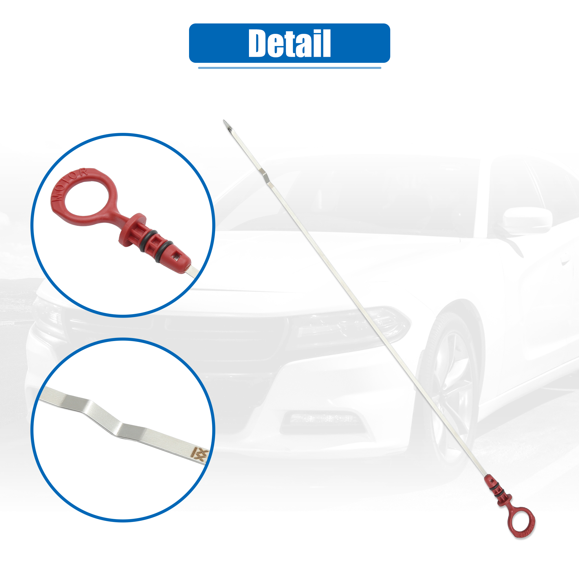 UXCELL Engine Oil Dipstick for C70 2.3T 5 cylinder Convertible 1998-2004 for C70 2.4T 5 cylinder No.9497557