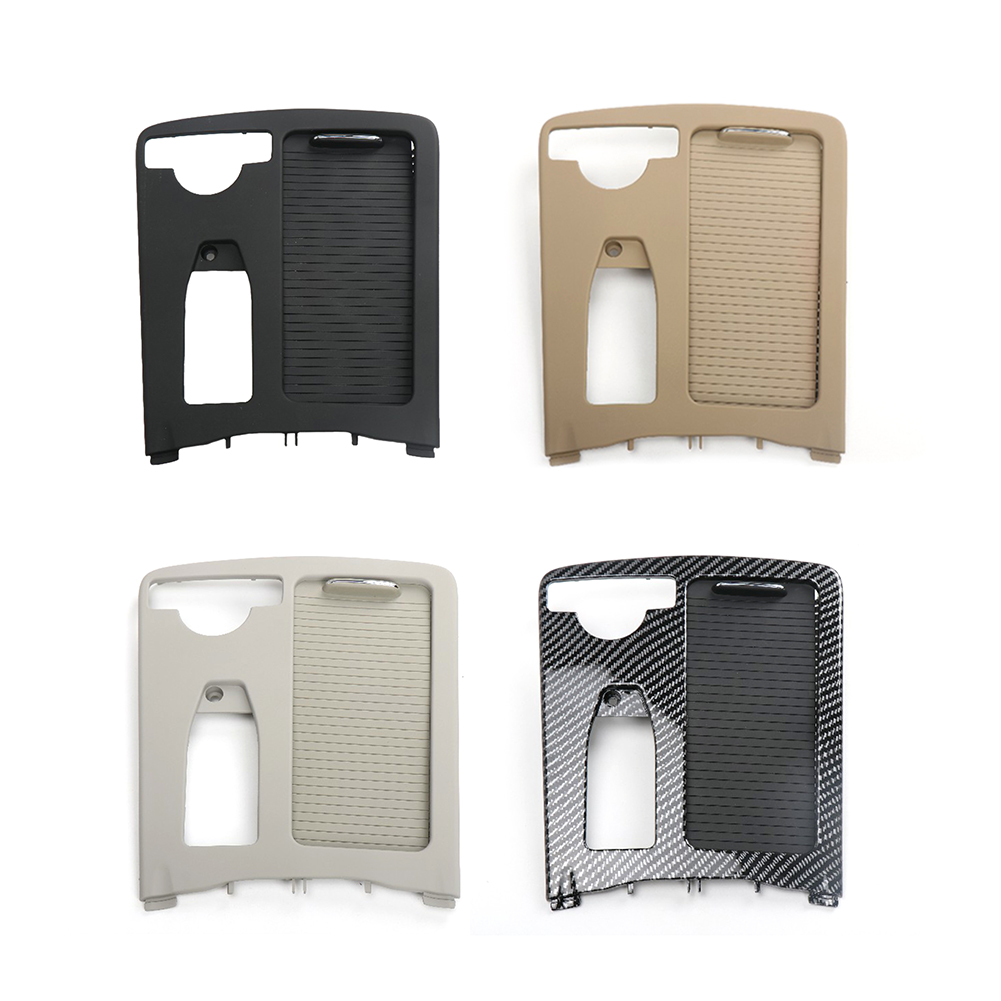 Central Console Drink Cup Holder Cover Accessories Center Console Storage Box Panel Trim for Mercedes Benz W204 W212 W207