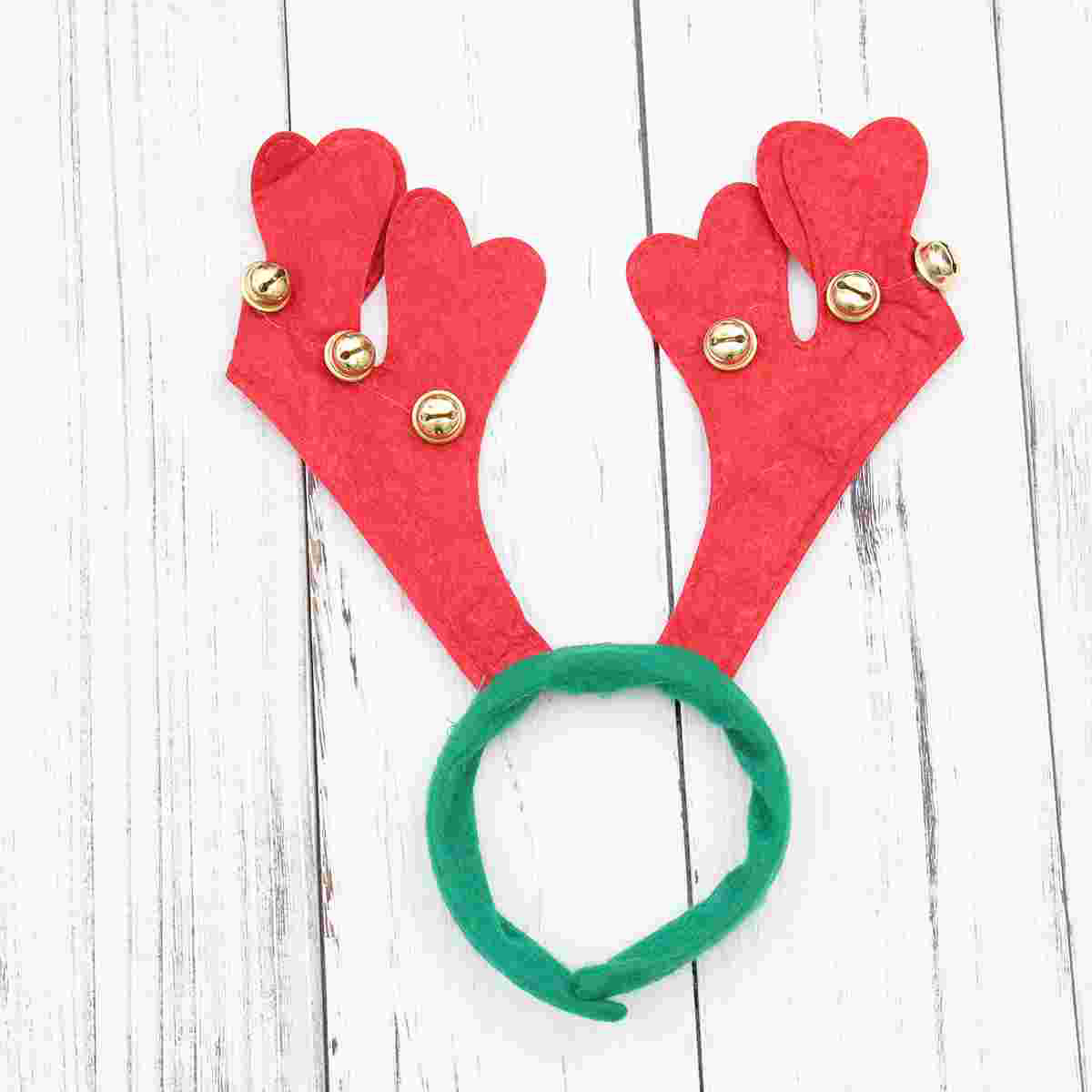Reindeer Antler Headband: 6pcs Santa Hat Headband Elk Deer Horn Hair Band Forest Hair Christmas Hair Accessories