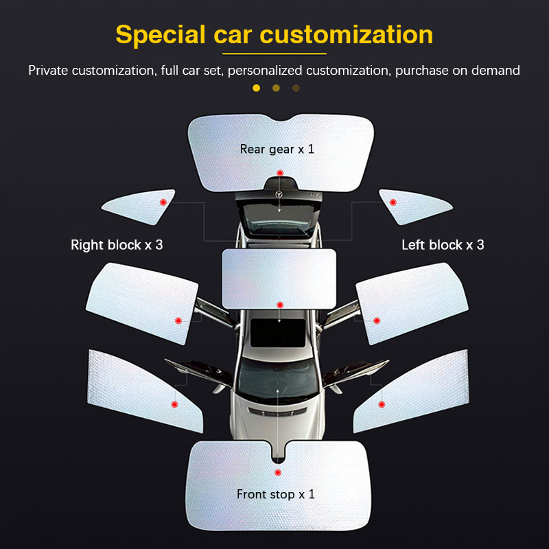 Window Visor For Hyundai Santa Fe CM 2007 2008 2009 2010 2011 2012 Sun Windshields Sunshades Covers Curtains Car Accessories