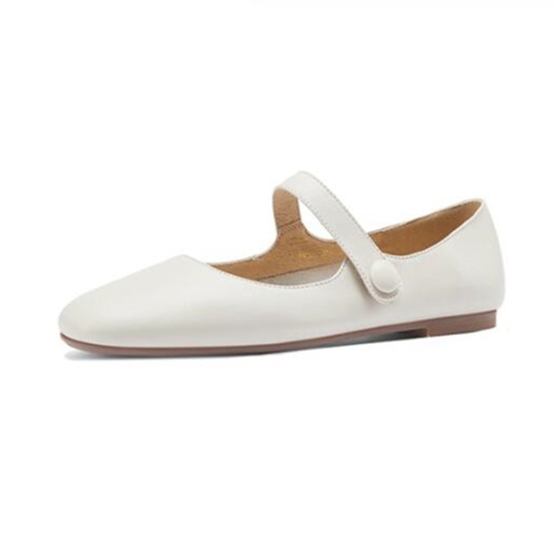 2025 NEW Flat AIYUQI Genuine Leather New Spring Women s Mary Jane Red Literary Ballet Shoes Women