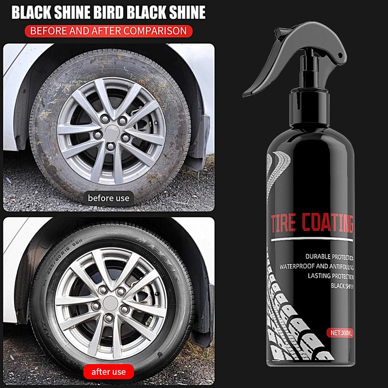 Tire Coating Shine Permanent Multipurpose Car Tire Wheel Polishing Blackening Agent Auto Tire Refurbishing Coating Agent