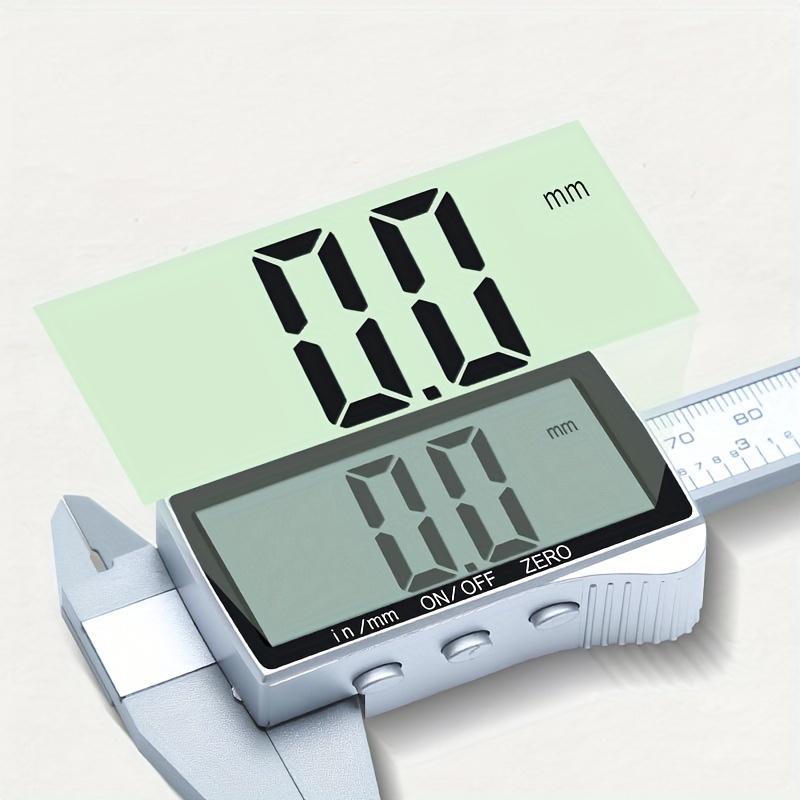 Digital Display Vernier Caliper, 0-150mm Full Screen Plastic Caliper, Series Cultural And Entertainment Jewelry Measuring Ruler