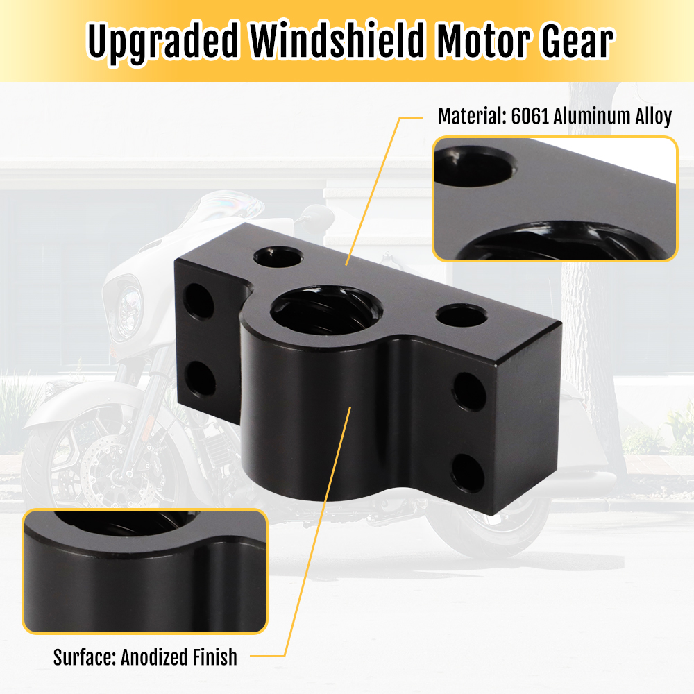 Upgraded Windshield Motor Gear For Indian Motorcycles With Electric Windshield For Indian Chieftains and Roadmasters 2018-2022