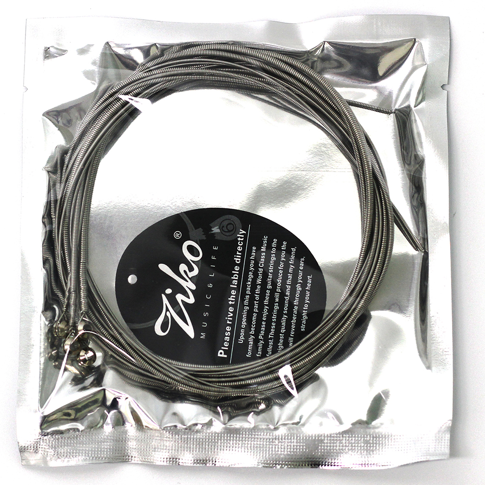 ZIKO 4-String Bass Guitar Strings DN-045100 Hexagonal Steel Core Nickel Wound Bass Guitarra Strings Guitar Parts & Accessories