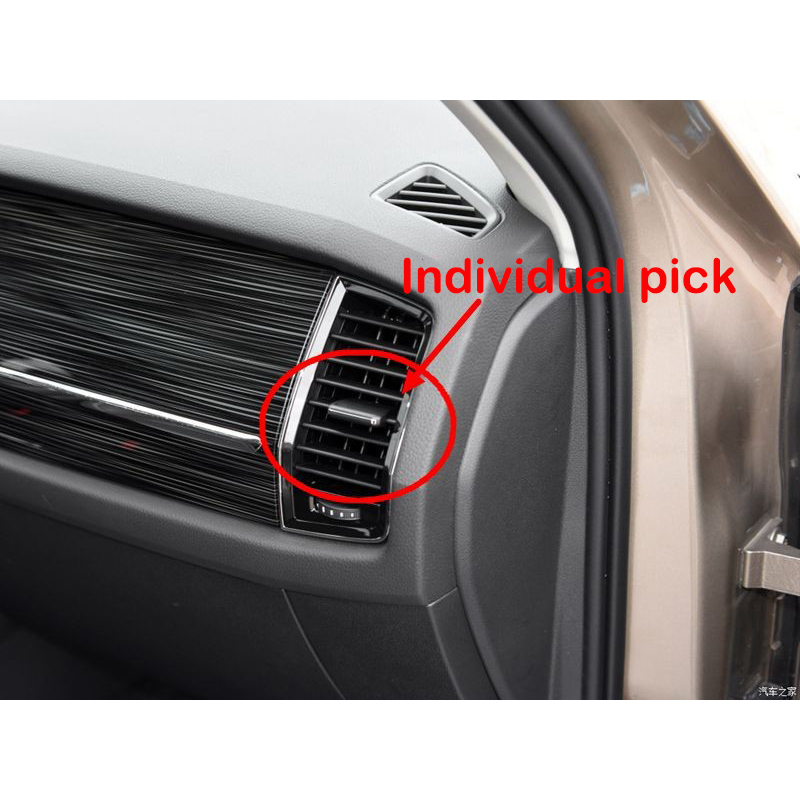 For Skoda Kodiaq 2016-2020 Car Front Dashboard Air Conditioning Outlet A/C Air Conditioning Vents Car interior parts