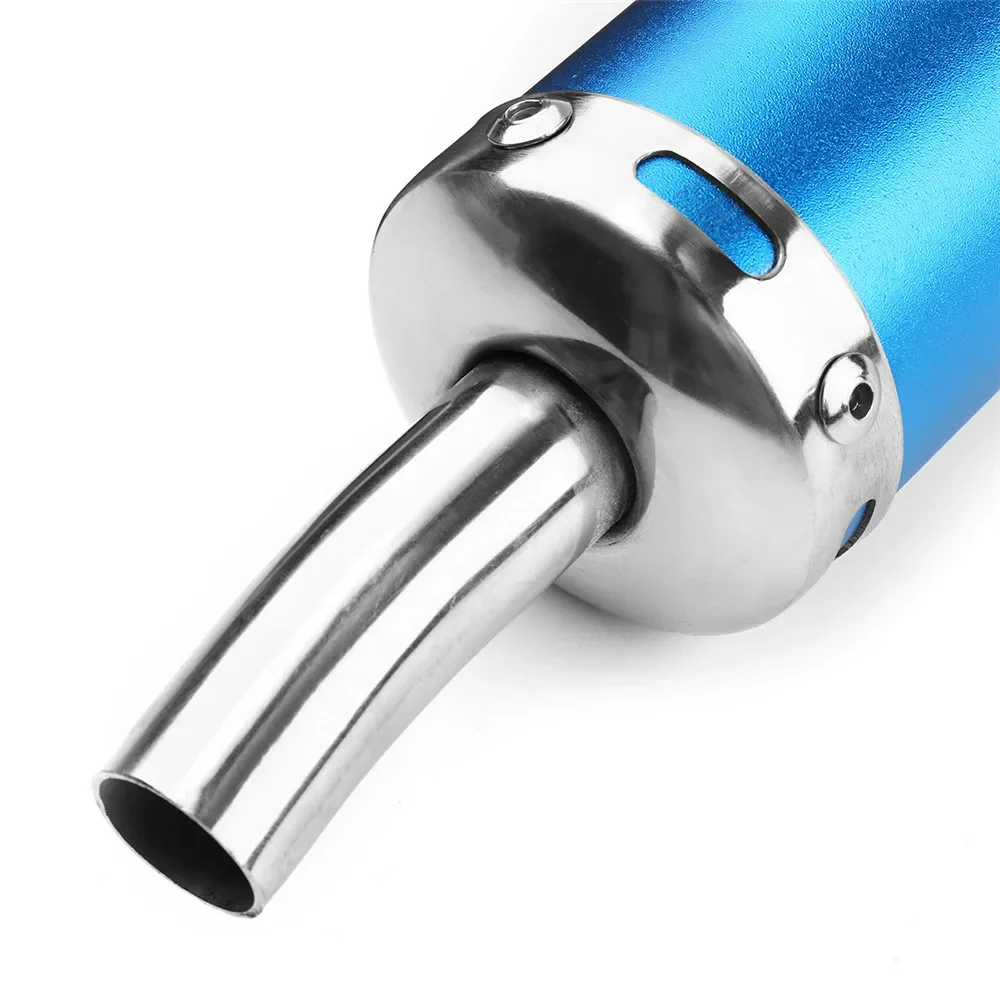 60x280mm Blue/Red/Black/Silver Motorcycle Racing Exhaust Muffler Pipe Silencer 2 Stroke