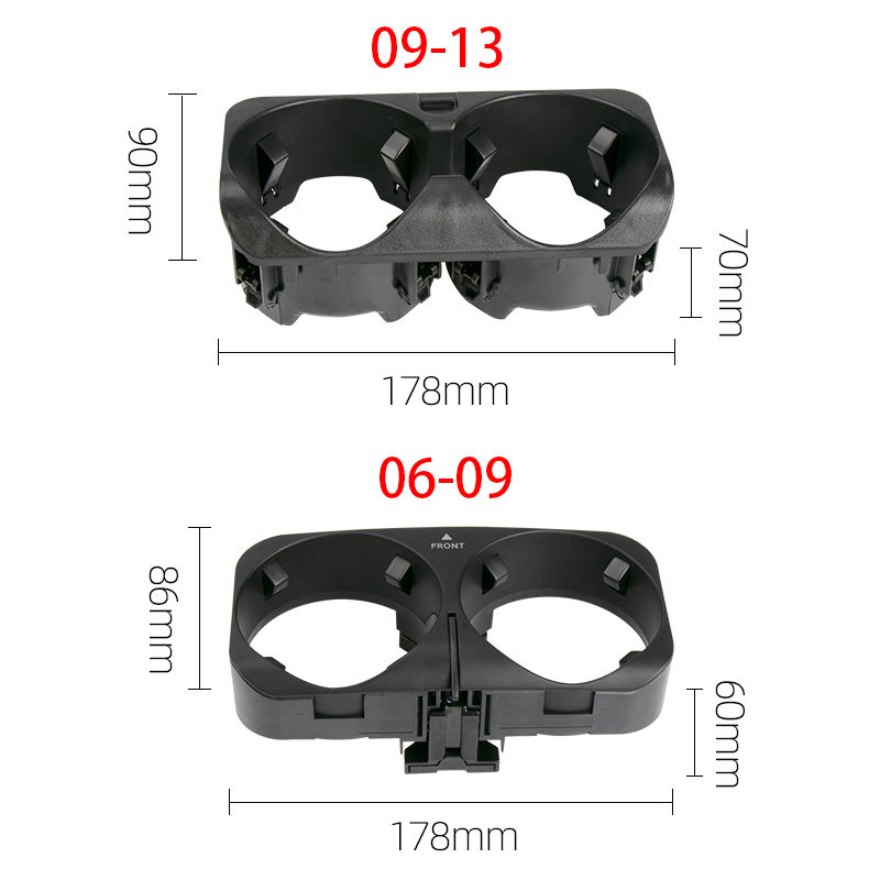 Car Center Console Cup Holder Cup Drink Holder Outer Cover for Mercedes Benz S-Class W221 Interior Accessaries Replacement