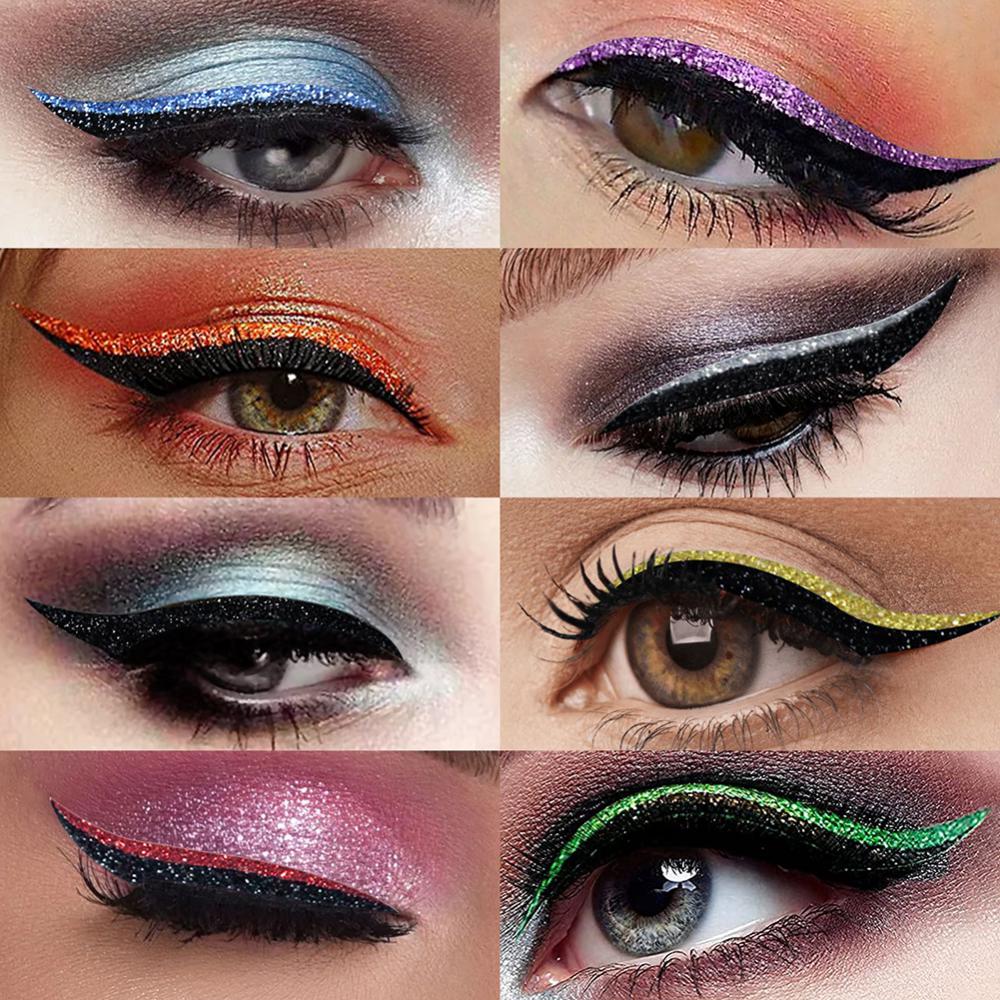 Eye Shadow Waterproof Full Eyelash Party Makeup Stickers Eyeliner Stickers Celebrity-inspired Instant Glamour Party Convenient