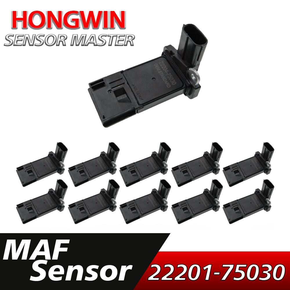New Mass Air Flow Meter MAF Sensor 22204-75030 2220475030 AFH70M-37 For Lexus GX460 GX470 LX470 Toyota Sequoia 2.7L 4.6L 4.7L