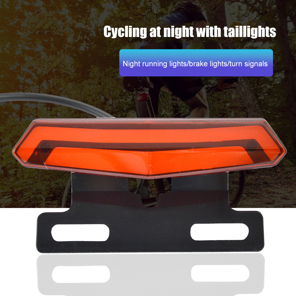 3 In1 Electrical Motorbike Tail Light Led 36V 48V Ebike Rear light Electric Scooter Rear Light Brake Light and Turn Signal Light