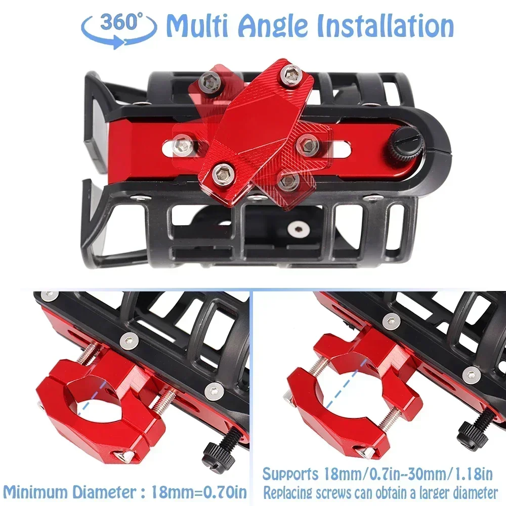 For Honda MSX125 Hornet 600 900 CB900F CB600F CB1000R CB1000RA ABS CB125F CB125R CBR125R Motorcycle Cup Holder Accessories