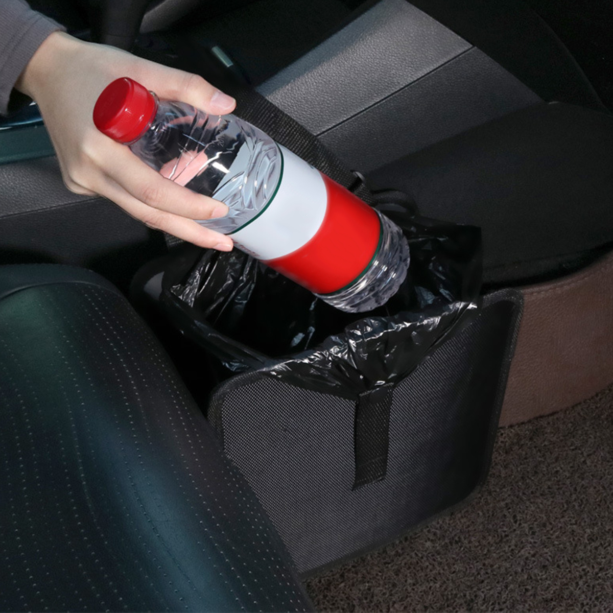Car Trash Can Pack Bag Waterproof 6.5/12L Auto Trash Bag for Little Leak Proof Car Cooler Bag Automobile Garbage Bag Accessory