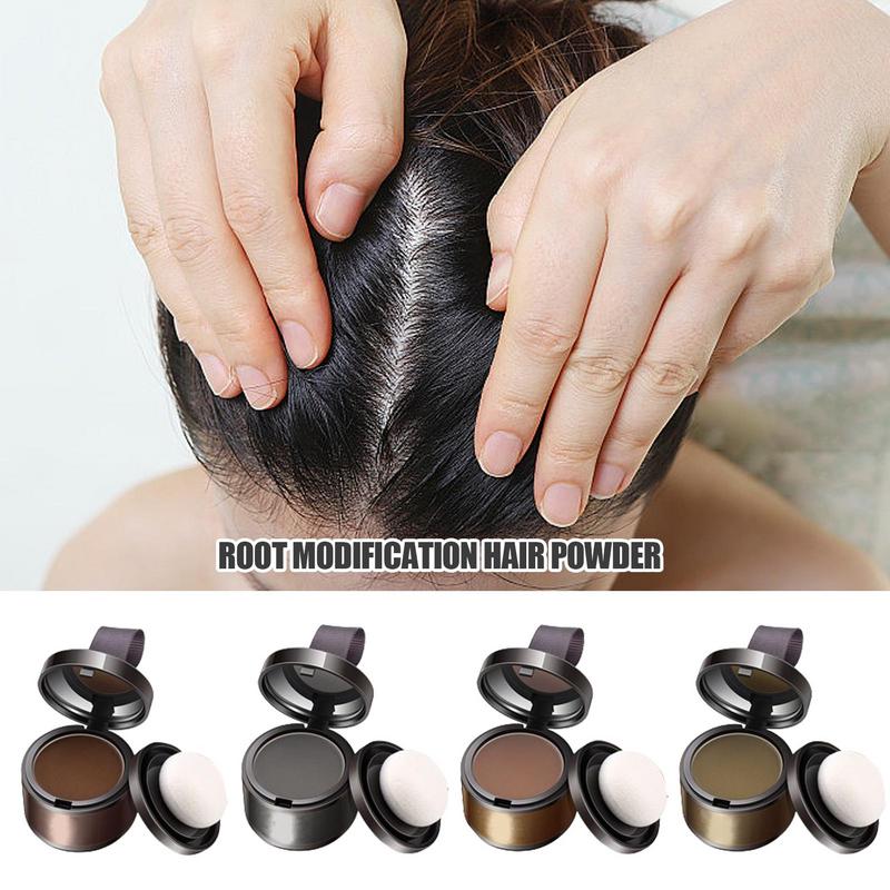 Hair Fluffy Powder Hairline Repair Filling Powder Instantly Black Brown Root Cover Hair Concealer Hair Root Concealer black brow