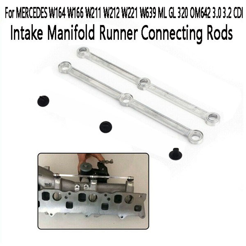 Intake Manifold Runner Connecting Rods For MERCEDES W164 W166 W211 W212 W221 W639 ML GL 320 OM642 3.0 3.2 CDI
