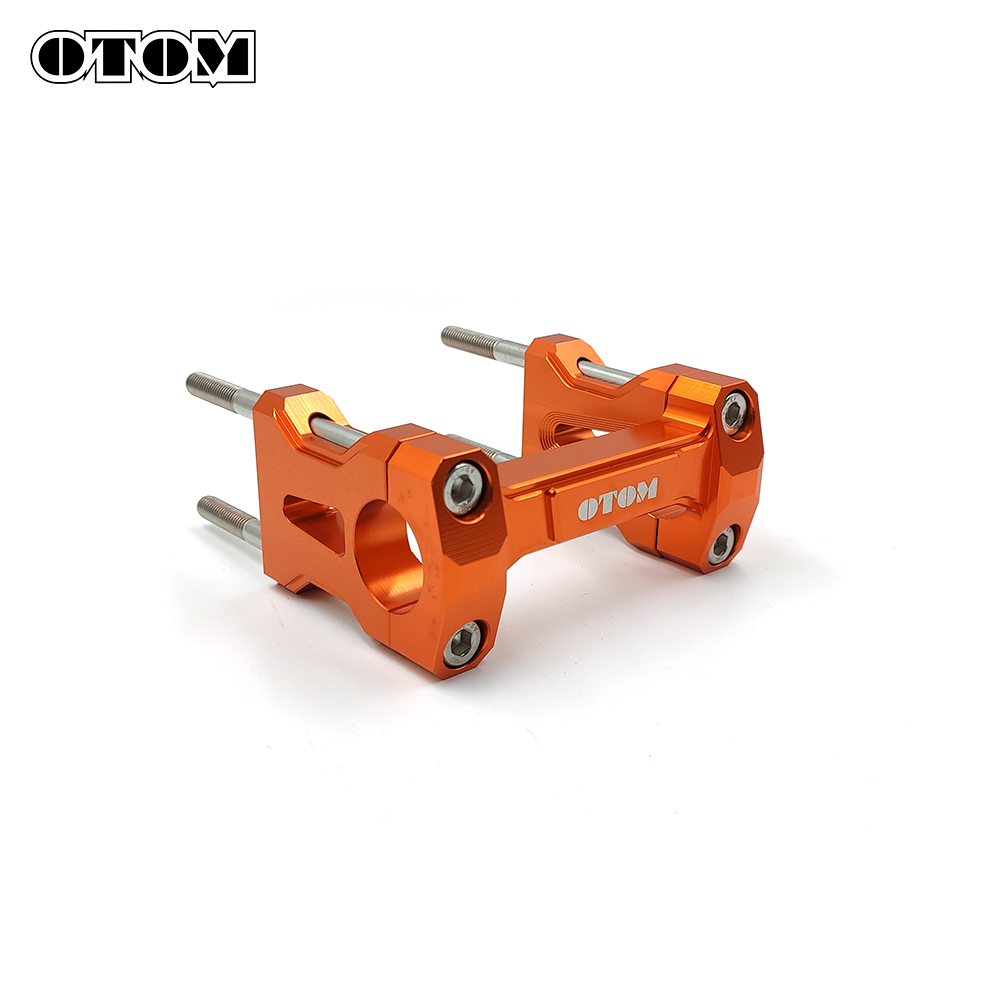 OTOM 28MM Motorcycle Handlebar Clamp Mount Base Handle Bars Riser w/ Mount Bolts CNC Aluminum For KAYO T4 GUIZUN MX6 Off-road