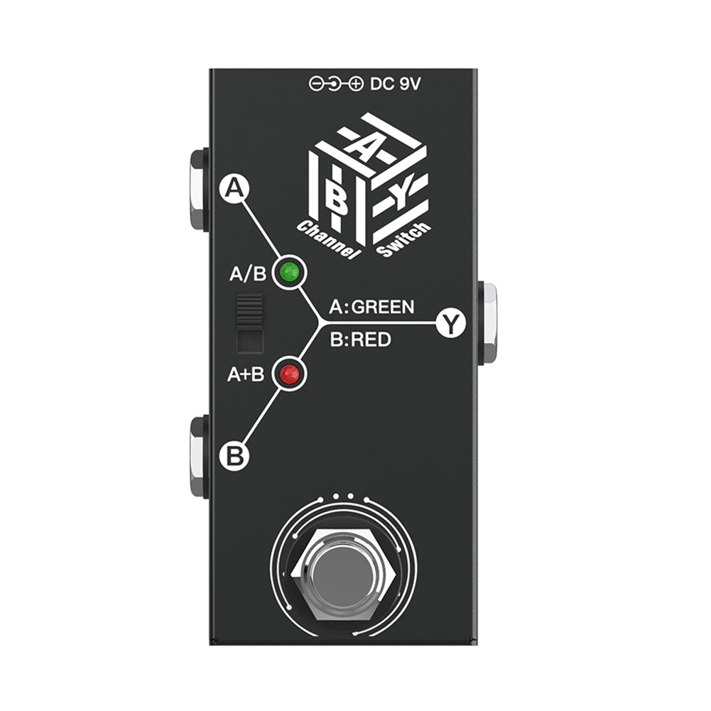 1pc ABY Guitar Effect Pedal Bidirectional Circuit Processor Bidirectional Circuit Selector For Electric Guitars Basses Parts