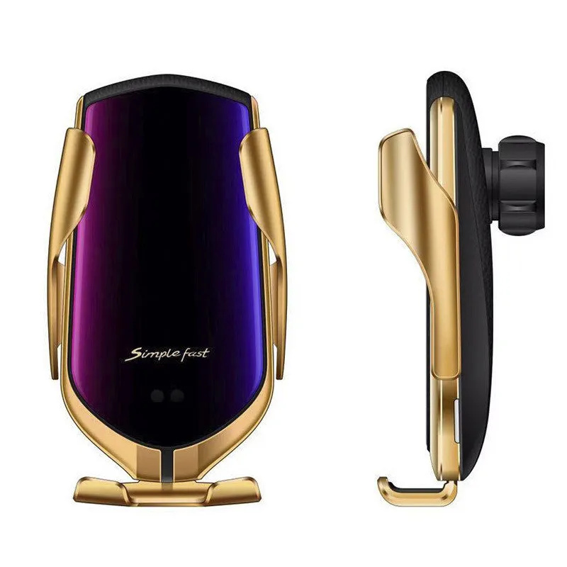 phone Mobile car Holders Smart Sensor Automatic Clamping Car Charger Stand Air Outlet Multifunction Phone Holder Auto Wireless Charging Bracket