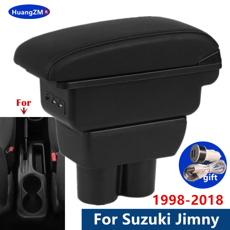 For Suzuki Jimny Armrest Box For Suzuki Jimny 1998-2018 Car Armrest Storage Box Dedicated Retrofit parts Arm Car accessories