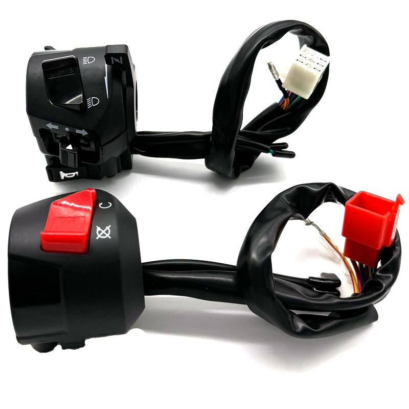 22mm Universal Motorcycle HandleBar Switches Horn Turn Signal Headlight Electric Start Flameout Handlebar Controller Button