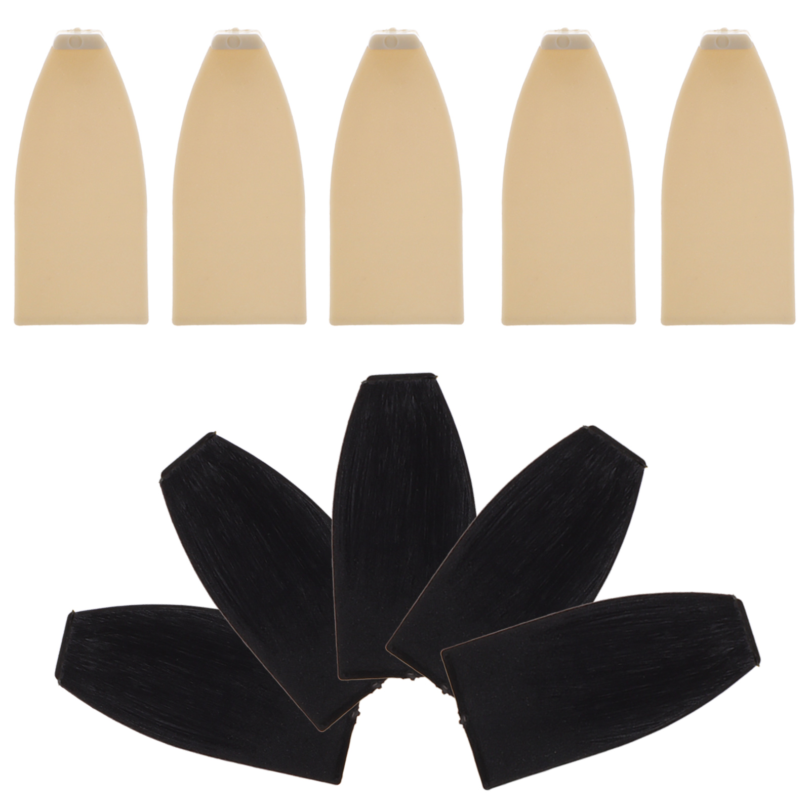 10pcs/6pcs Violin Bow Tips Plastic Cello Bow Tips Violin Cello Viola Accessories Cello Bow Parts Case