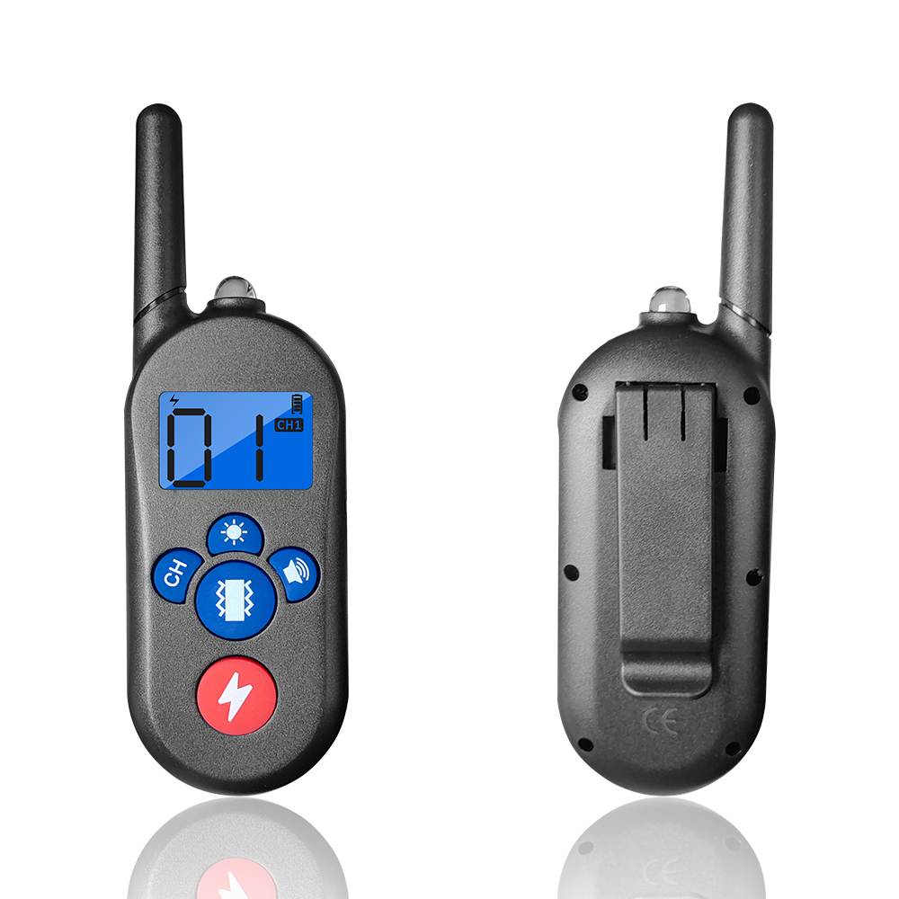 Dog Training Collar with Remote, Smart Dog Shock Collar with 3 Training Modes and Training Icons, Waterproof Electric Dog