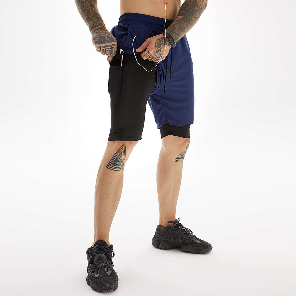 Ddmysports Men S Summer New Personalized Trendy Quick Drying Casual Fiess Sports Shorts With Double Layer Anti Glare Function OUTDOOR