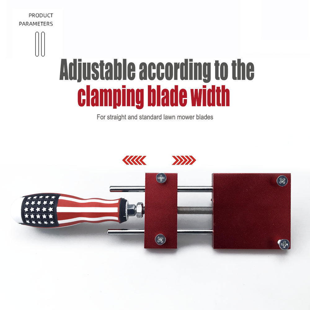 Sharpener Model Lawn Mower Blade Sharpener for Straight and Standard Lawn Mower Blades 15°-45° Adjustable