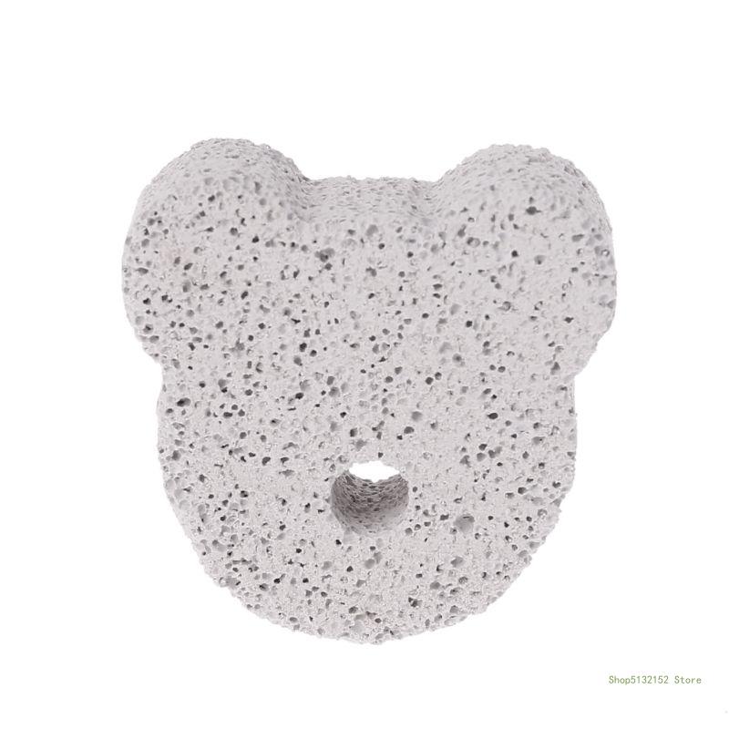 QX2E Hamster Chew Toy Lava Stone Teeth Grinding Flower Mineral Stone for Hamsters Chinchillas Rabbits Small Pet Animals