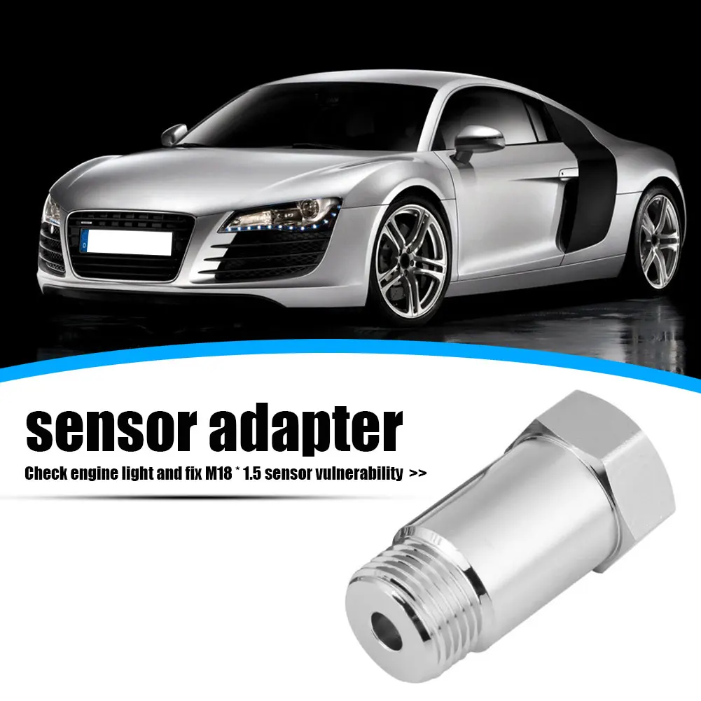 M18X1.5 Extender O2 Oxygen Sensor Spacer Car CEL Fix Check Engine Light Eliminator Adapter Converter 1-10pcs