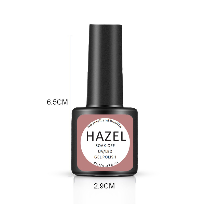 HAZEL Gel Polish Nail Gel Polish UV Gel Polishes Semi Permanent Gel Varnish Hybrid Glitter Manicure Primer Top Coat Nail Art