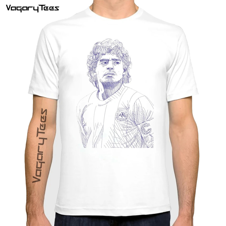 Memorial Legendary Forever 10 short sleeve tops Diego Armando Maradona Tshirts Men Classic ONeck Fashion 240513