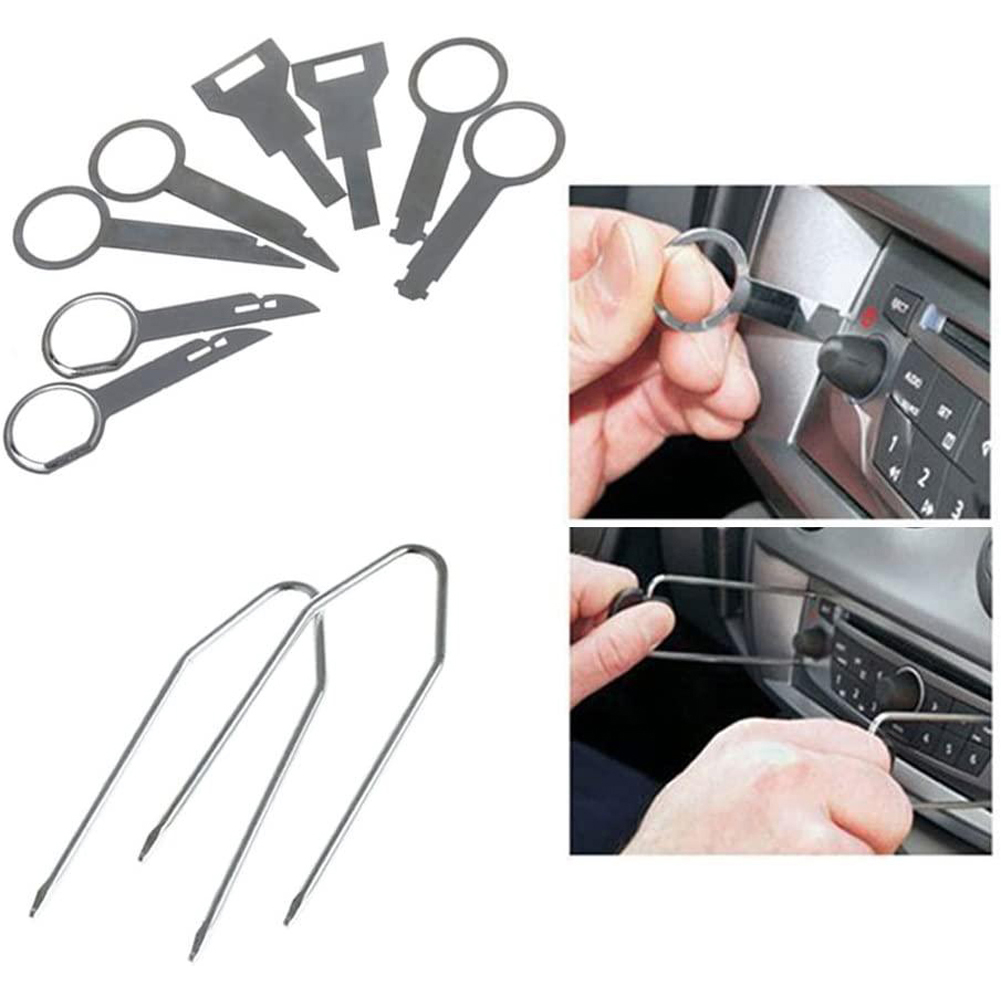 38Pcs Car Speaker Disassembly Tool Set Car Audio Release Keys Extractor Automobile Stereo CD Player Radio Removal Repair Tool