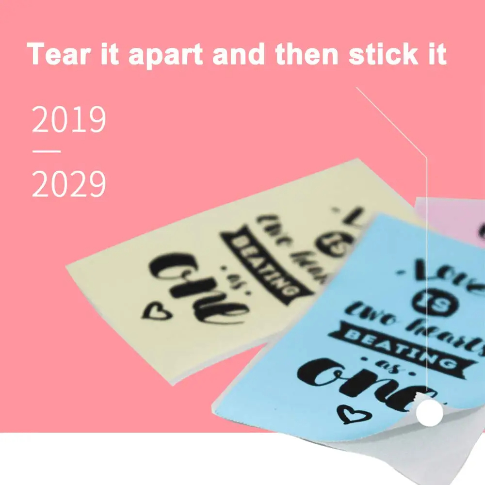 Mini HD Thermal ddmysmile Paper Labels Sticker Colors Photo Papers 56Mm Rolls For Peripage Paperang Meow Phomemo Niimbot Portable Printer Smile